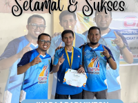 Dominasi Lapangan Bulu Tangkis: Arlan Stevegan Sabet Juara 1 O2SN Cabang Badminton Tingkat Kabupaten Tanah Datar