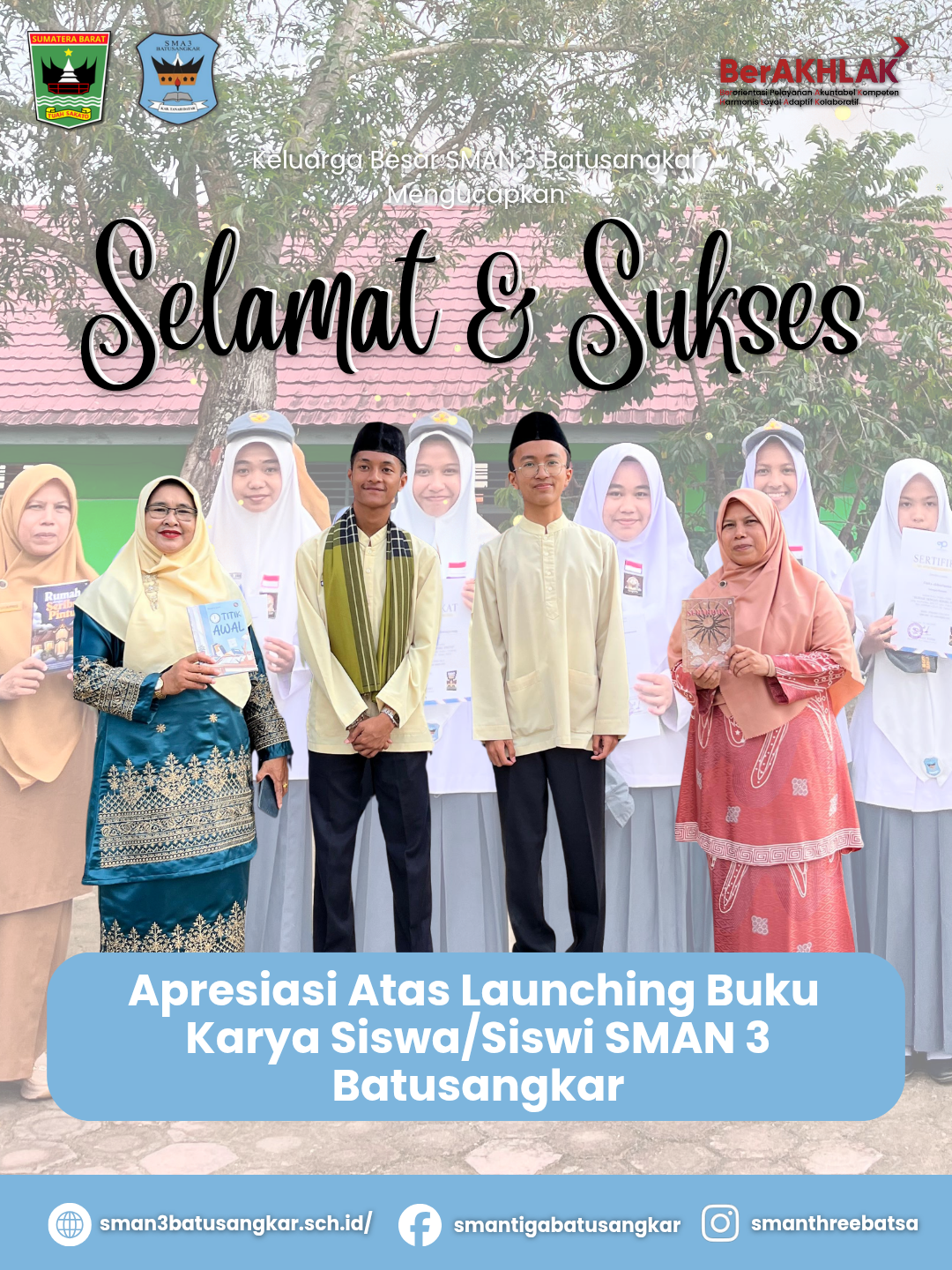 📚✨SMAN 3 Batusangkar Sukses Gelar Launching Buku Karya Siswa dan Siswi 📚✨SMAN 3 Batusangkar Sukses Gelar Launching Buku Karya Siswa dan Siswi